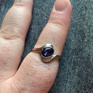 Vintage Swarovski stoned ring